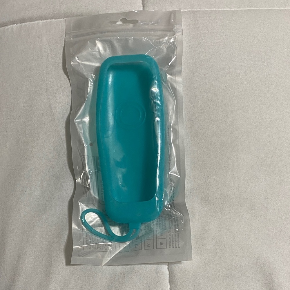 Turquoise Silicone Protective Phone Sleeve with Carry Loop